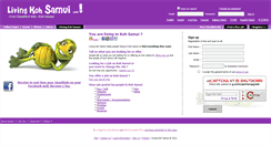 Desktop Screenshot of living-koh-samui.com